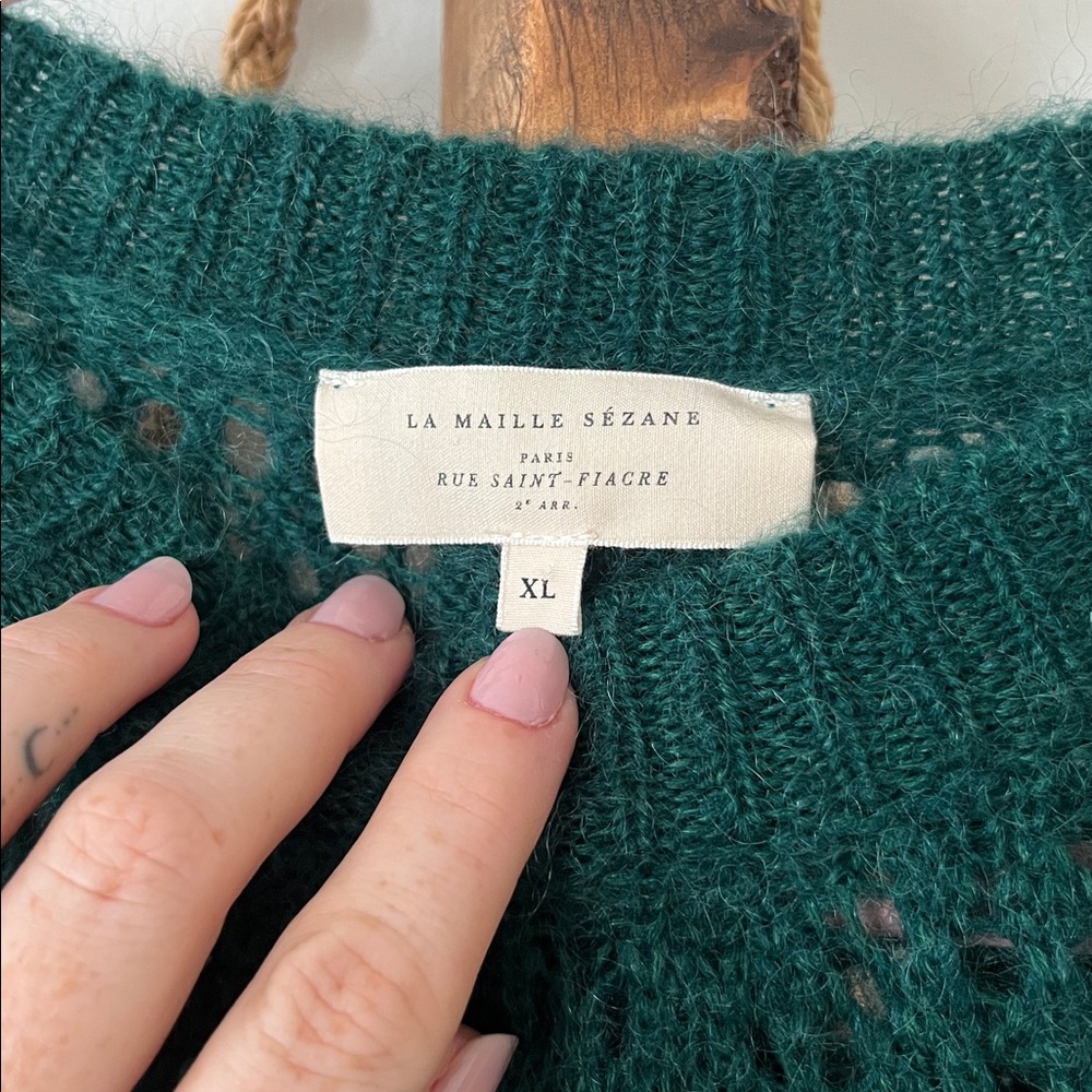 Sézane Paulin Jumper Perfect Green XL - Picture 5 of 5